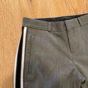 Banana Republic Avery Gray Pants with Stripe